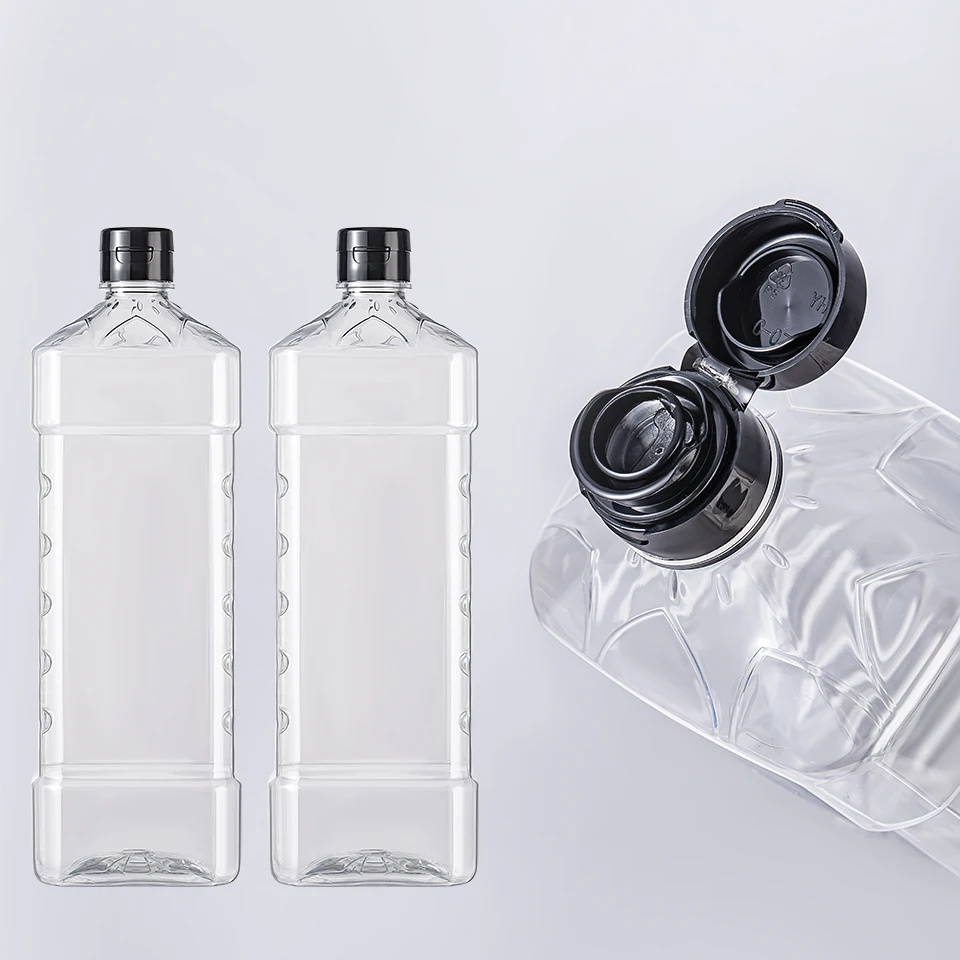 1085ml 36oz disposable plastic square Soy sauce container vinegar Hoisin sauce vinaigrette packaging bottle