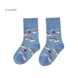2019 новые детские Мультяшные радужные удобные хлопковые новые детские носки для девочек и мальчиков