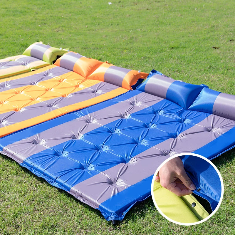2022 New Single Inflatable Mattress Outdoor Camping Pvc Sleeping Air Bed Mattress