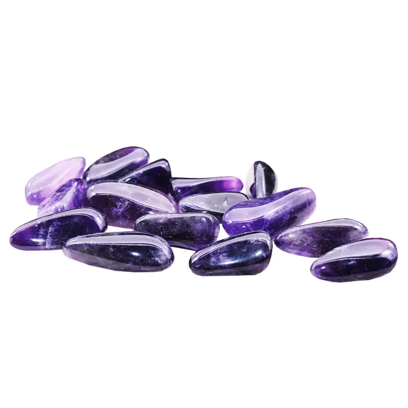 Nature Amethyst long teeth Quartz Rock Crystals Healing Stones Gravel Tumbled Stone  Raw Amethyst Tooth Stone for decoration