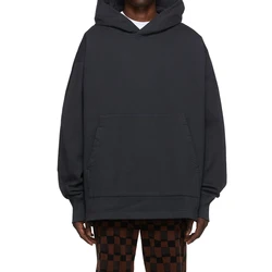 Изготовленный на заказ мужской пуловер с капюшоном 100% Органические Хлопковые махровые плотные Толстовка высокого качества (худи) для печати для мужчин