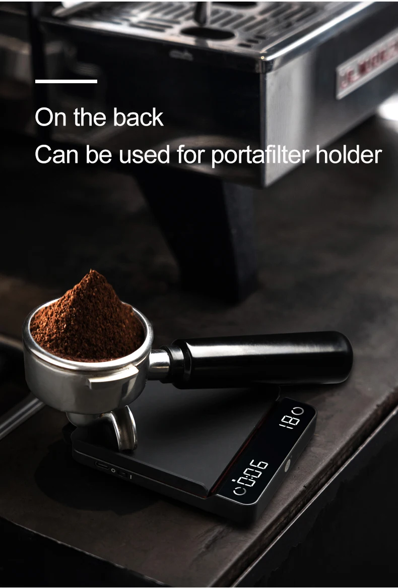 zeroHero thinness 14mm espresso brewing weighing scale waterproof espresso scale