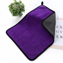 Custom and wholesale pet supplies soft and thick lint free pet cleaning dog bath towel