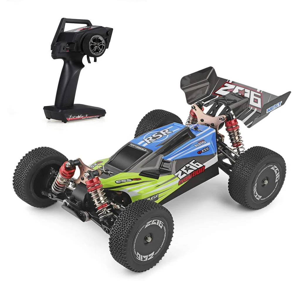 Wltoys 144001 Remote Control Car 1/14 RC Buggy 4WD Racing RC Car 60KM/H High Speed Off-Road RTR Drift Car for Kids
