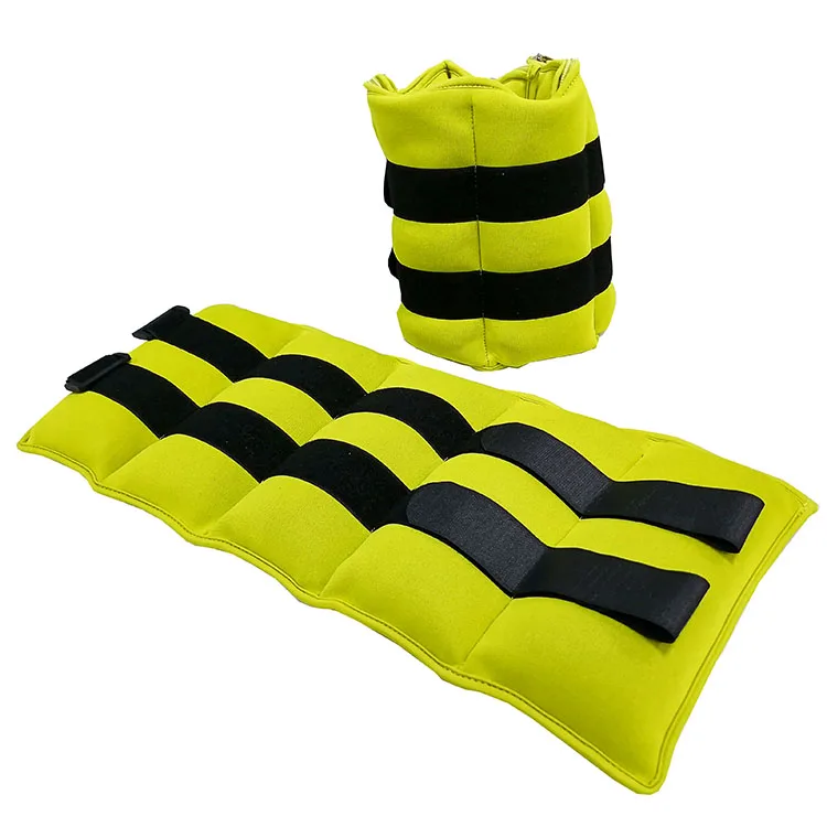 Factory Custom Adjustable Leg Weight Cuff Straps Ankle Weights for Yoga Walking Running Aerobics Gym 2KG Pair