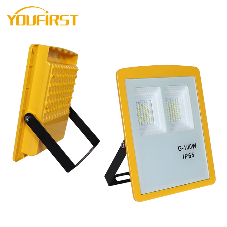 Newt Product Die Casting Aluminum Garden Fiood Lamp IP65 Outdoor Rainproof 100 200 300w Rechargeable LED Floodlights