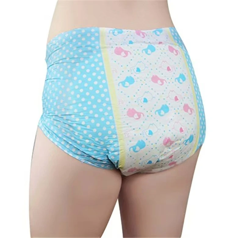 Новый милый подгузник для взрослых дышащий плавания недержание ABDL нижнее белье