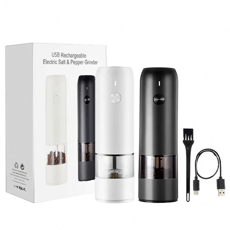 Nice Quality Adjustable Grinding Coarseness Unique Kitchen Gadgets, Electronic Salt And Pepper Grinders Mill
