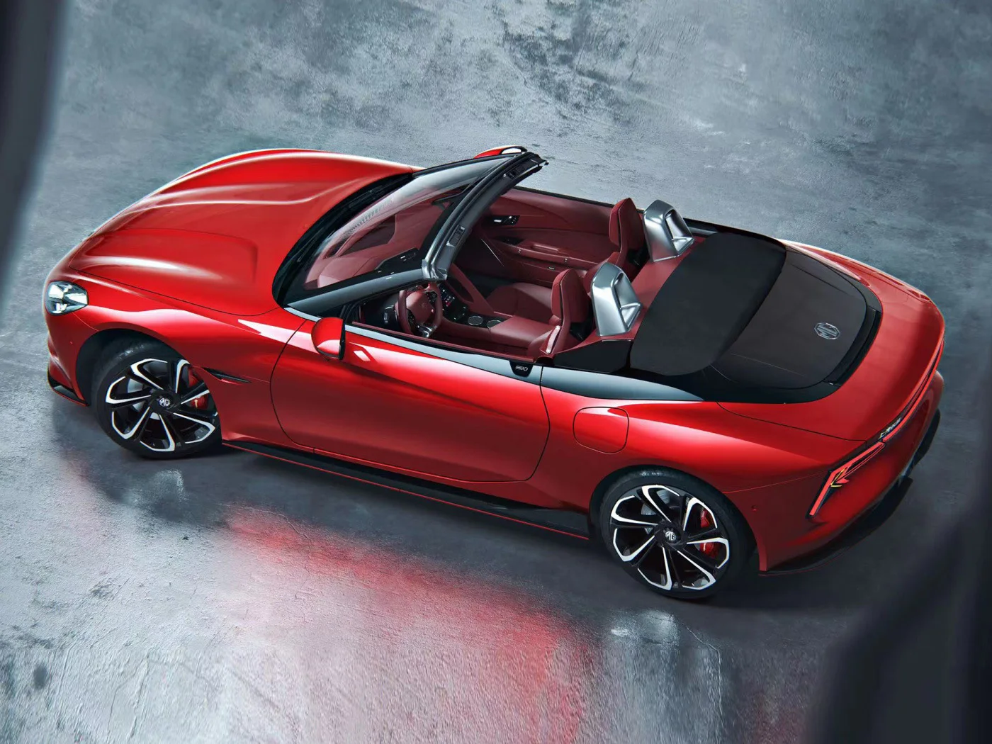 COOL 2023 Auto SAIC MG Cyberster Pure Electric Convertible AWD sports Car withSuper Long Range