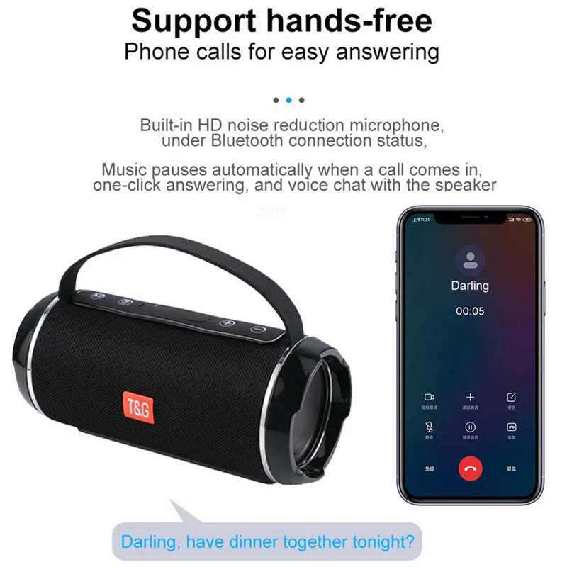 Shenzhen Factory Price 2020 Trending Product Wireless BT Speaker TG 116c Portable Speaker With FM