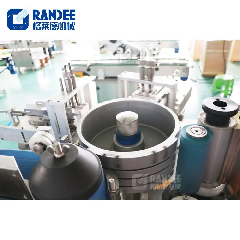 Automatic beer round glass bottle with water proof paper label cold wet glue labeling machine for beverage industry