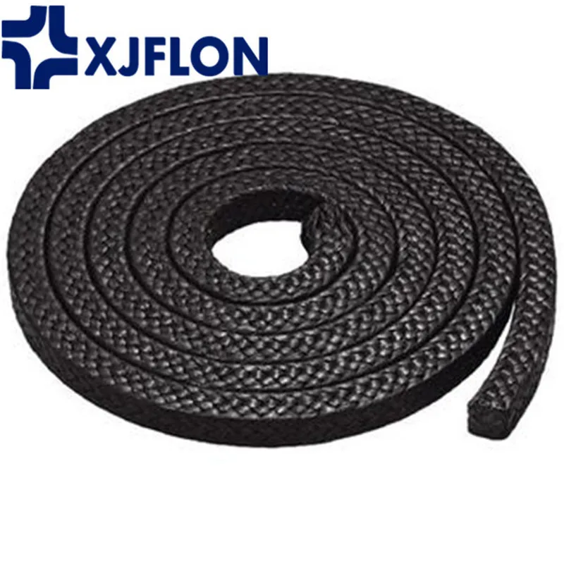 custom graphite filled ptfe braided packing PTFE gland packing