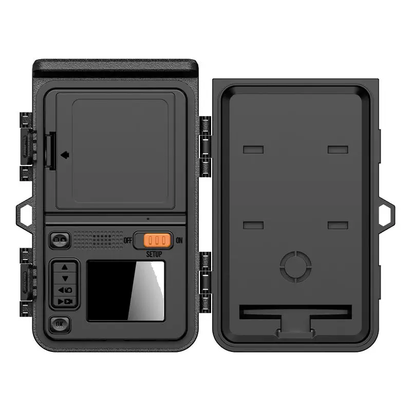 Hdking Dual Solar Power Outdoor Security Street Surveillance Wireless Integrated Wildlife Hunting Trail Camera