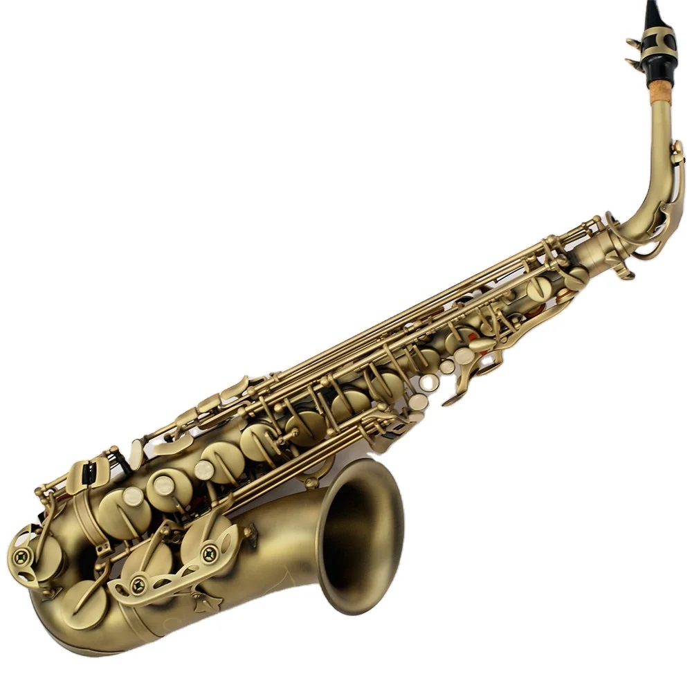 Factory wholesale Alto saxophone bronze archaize alto eb-tone saxophone