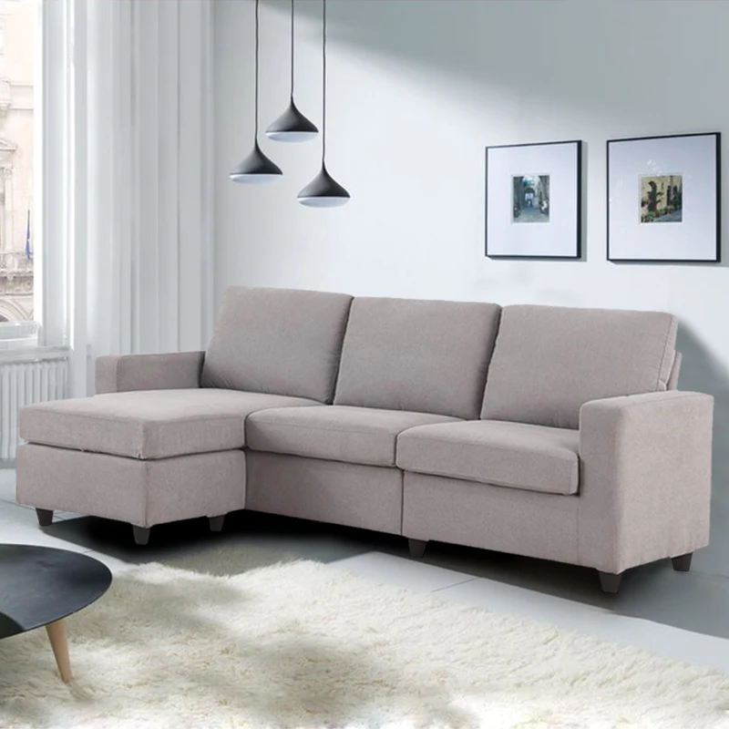 Секционный диван в американском стиле на 3 места для гостиной, наборы диванов, угловой диван