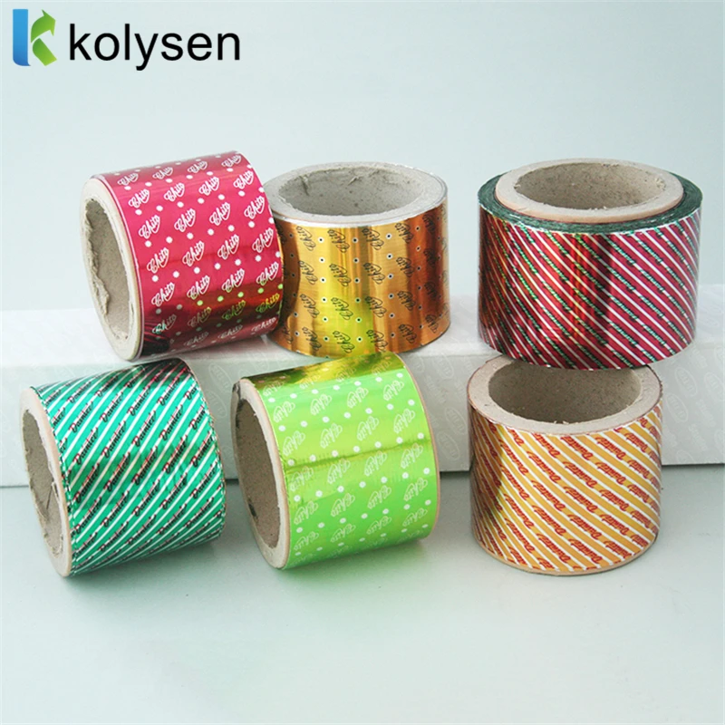 China Factory Customized Printing Chocolate Wrapping Paper Aluminum Foil Wholesale Easter Egg Foil Wrap