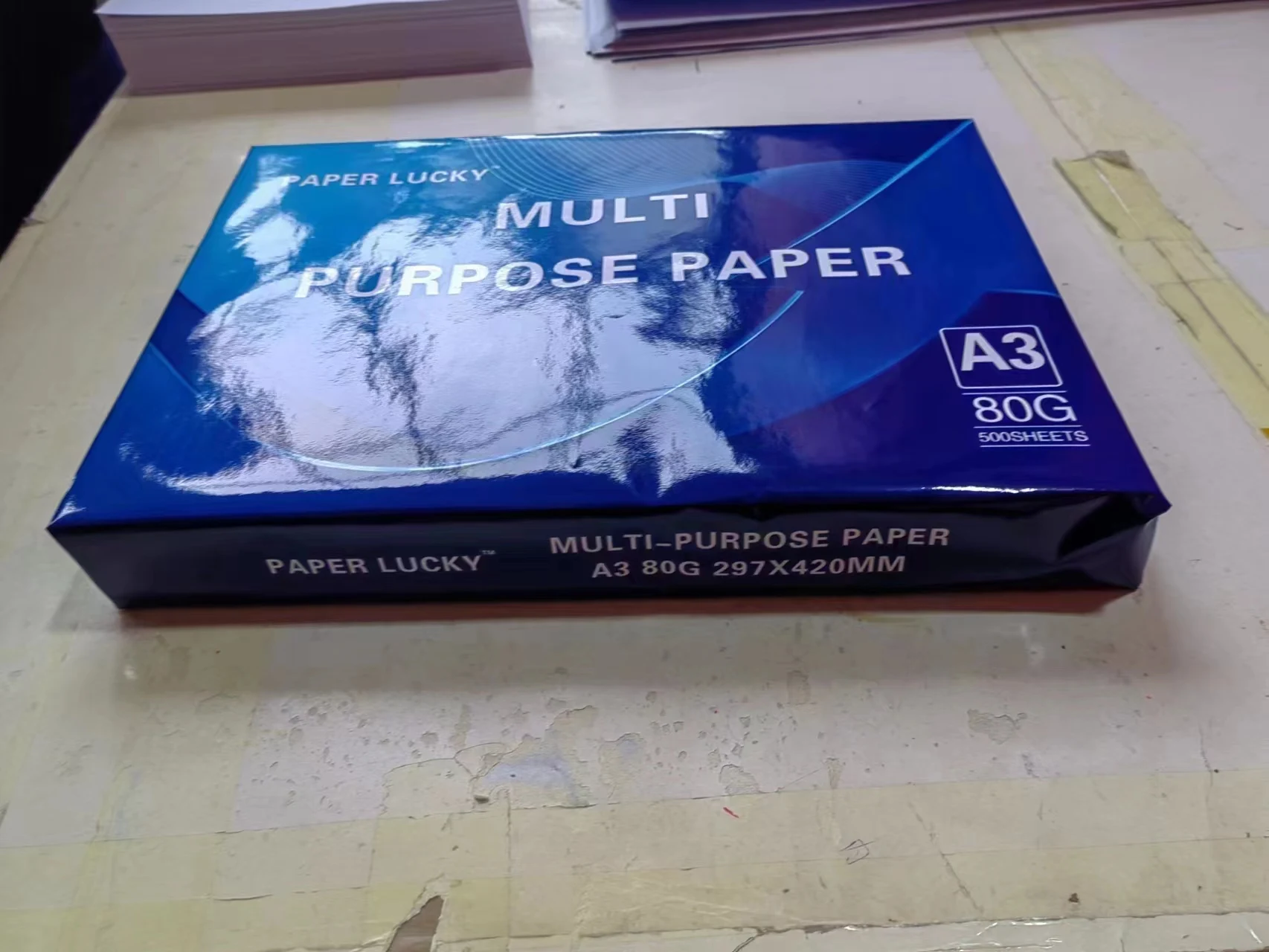 Manufacturers 70gsm 75gsm 80gsm Hard A4 Copy Bond Print Letter Legal Long Size Draft Double White Printer Office Copy Paper