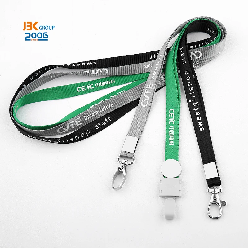 Сублимационный полиэфирный шнурок id badge holder с принтом дешевый индивидуальный шнурок