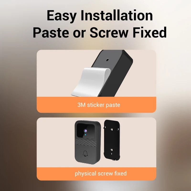 Ai  Doorbell Wireless Wifi Doorbell High-Definition Anti-Theft Door Bell for  Home  Office Hotel