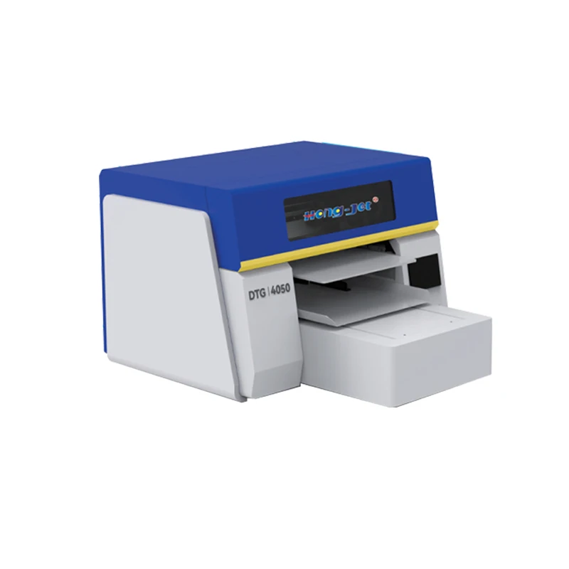HONGJET NEW Design 4050 All in one DTG printer DTF printer for Clothes T-shirt Jeans Printing