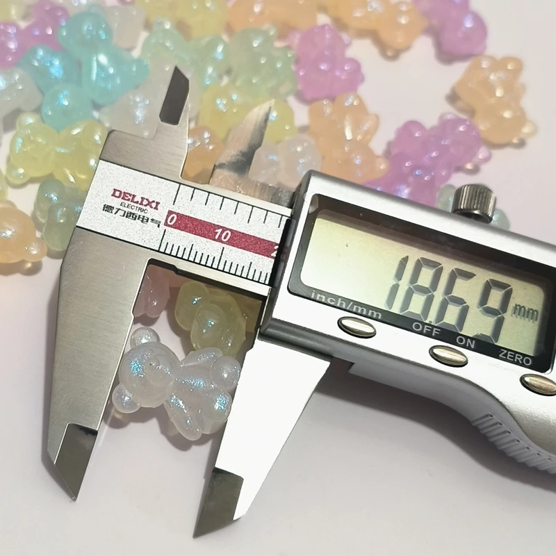 Little Bear Flash Bead DIY Plastic Acrylic Beads Mix of Flash Beaded Bracelet for Kids Jewelry