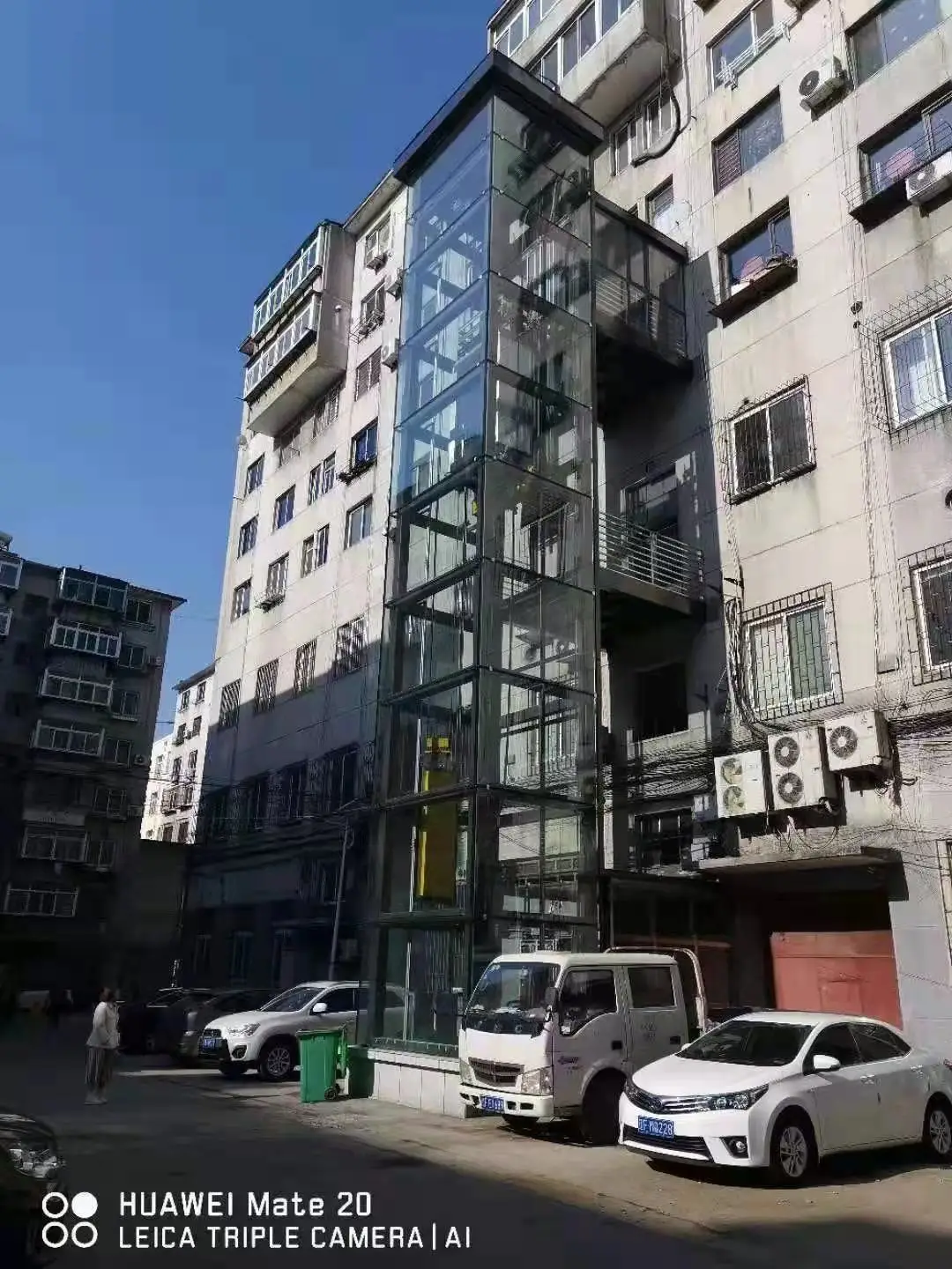 Small auto passenger  panoramic glass elevator for home lift