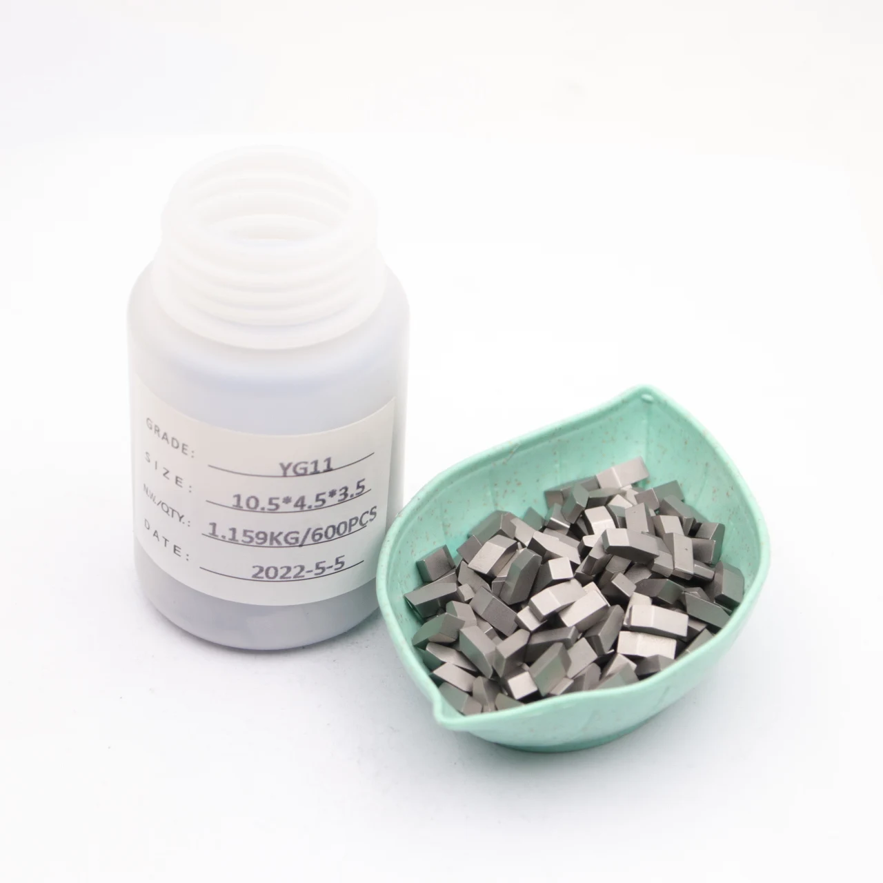 10.5*L*3.5mm Factory Wholesale tungsten carbide soldering tips carbide tip for wood