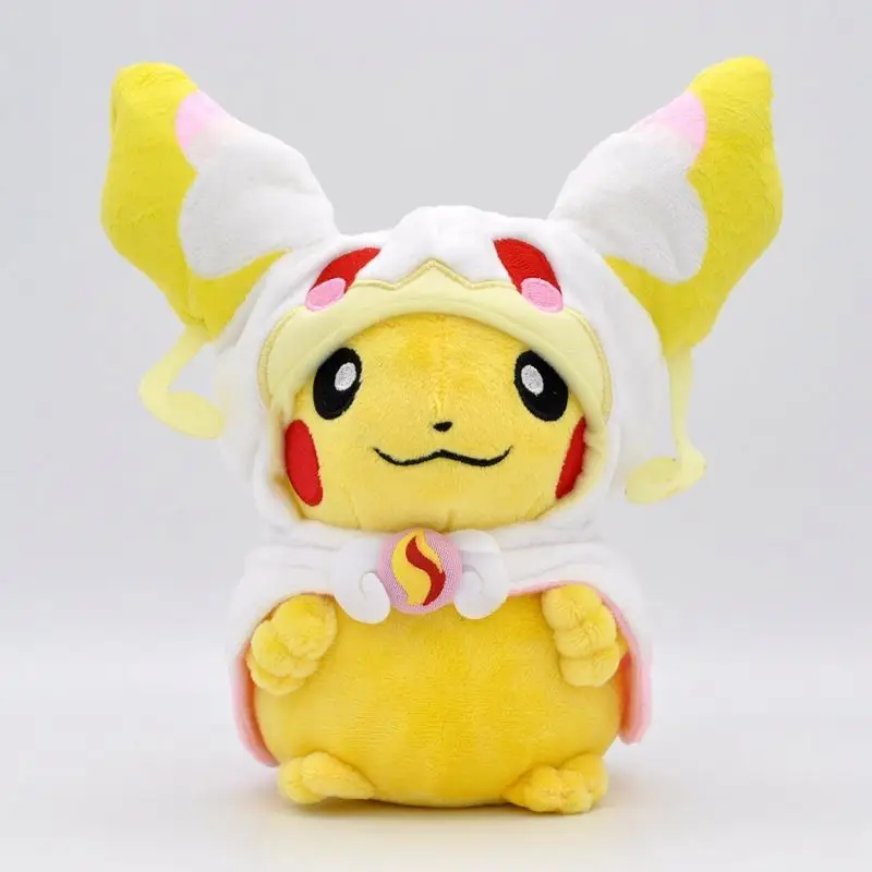 22Cm Cartoon Anime Animal Pets Elves Squirtle  Plush Stuffed Travel Pillow Toy For Kids