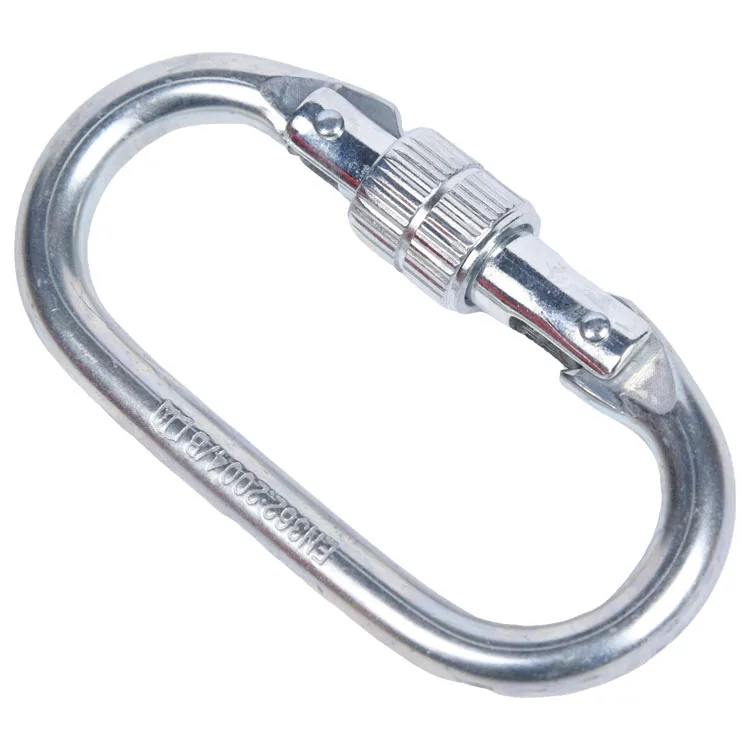 high quality chain sling Climbing connecting ring aerial yoga Aluminum-magnesium safety lock hook