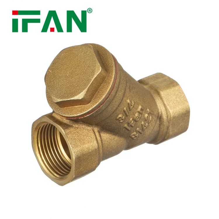 IFAN Advanced German Technology Forged 1/2 4 Inch Filter Y Type Strainer Valve Plumbing Materials Brass Filter Valve