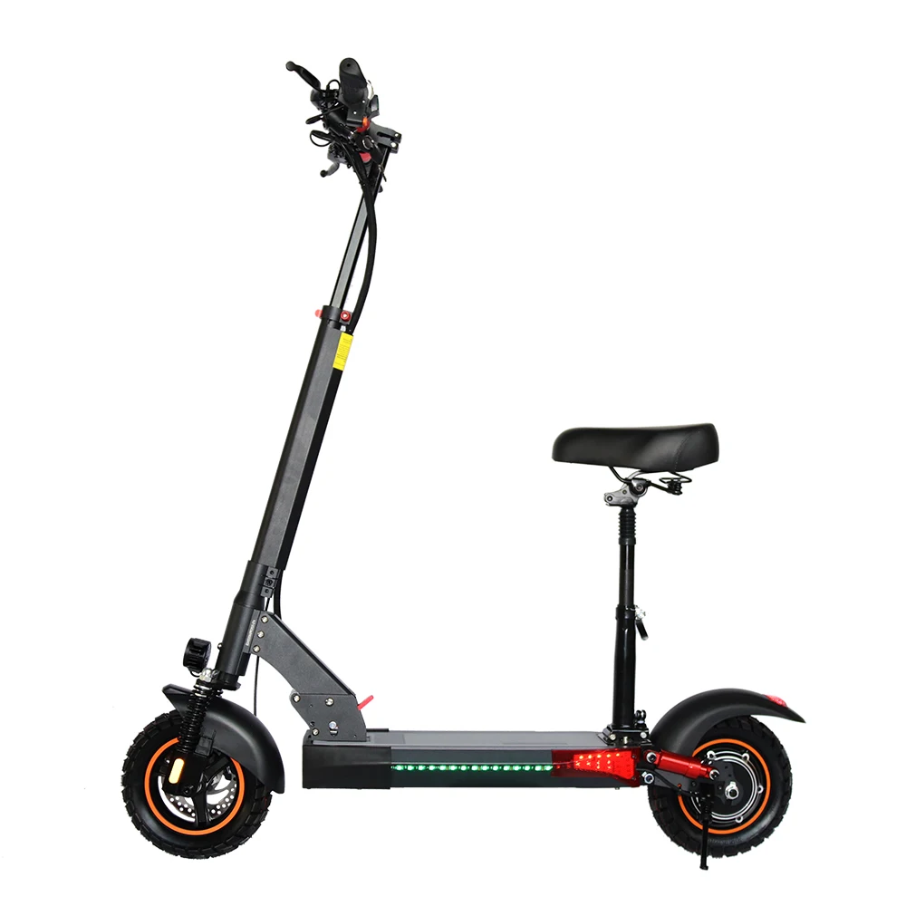10 Inch Off Road 500W 800w electric e scooter rear motor  electric scooters with seat and suspensions from china
