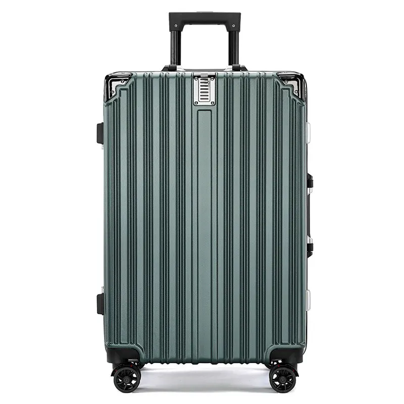 high quality Luggage bag airplane trolley case smart Hardside suitcase PP travel aluminum frame luxury bags Wheels Suitcase Sets