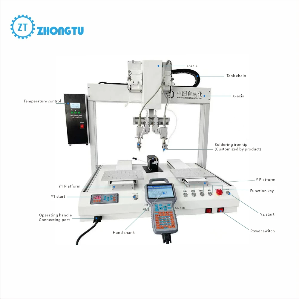 China Auto Welding Equipment Fully Automatic Soldering Robot Welding Machine Soldering Robot For Wire