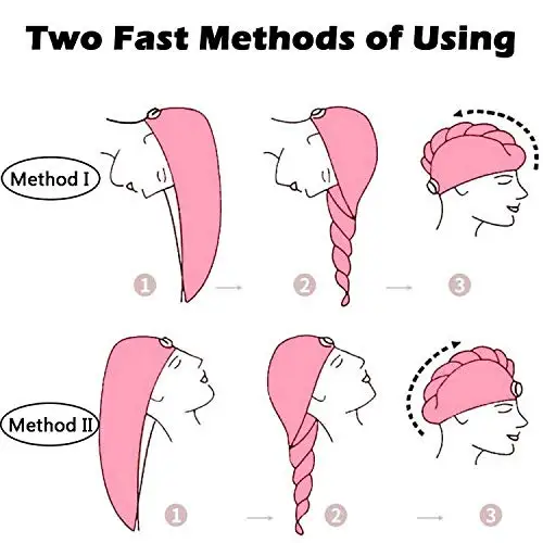 Amazon 2021 dry hair towel customised drying hair towel 25*65 cm  2 Buttons Super Absorbent Hair Fast Drying Anti-Frizz