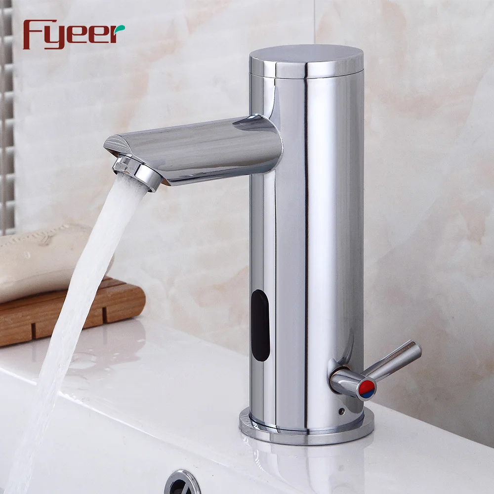Fyeer Single Handle DC Power Aseptic Electronic Virus Free Automatic Sensor Faucet