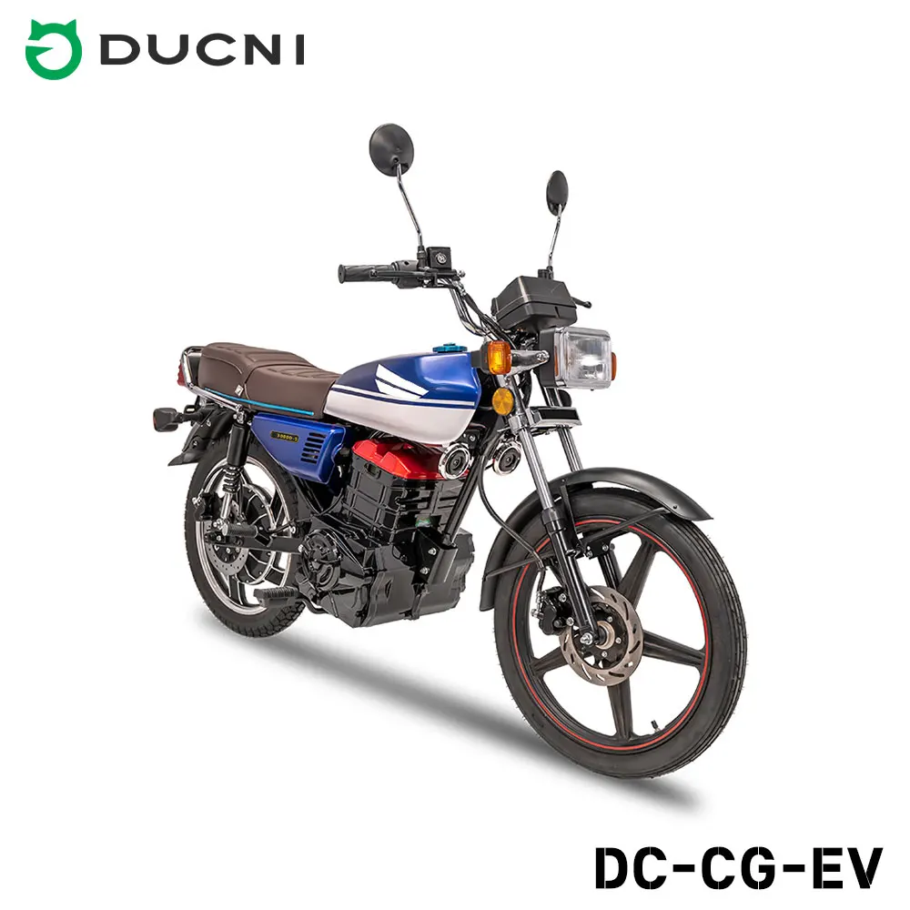 DUCNI CKD SKD 2000W 72V 20Ah Lithium Battery Fast Electric Motorcycles Scooters High Speed Dirt Bike Cheap Electric Motorcycle