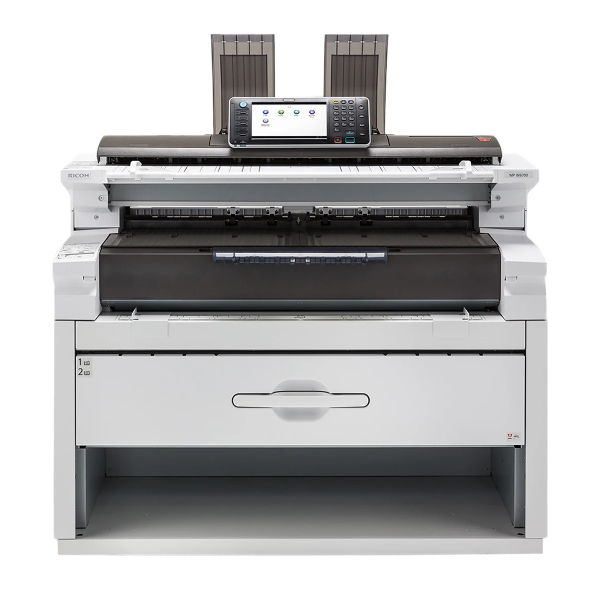 Brand New Black Monochrome For Ricoh A0 Large Format Printer MP W6700SP for blueprints Press Photocopier Scanner