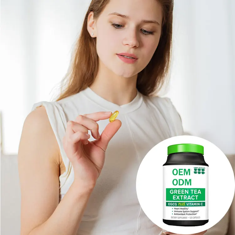 Oem Herbal Supplement Herb Tea Polyphenols 98% Green Tea Extract Green Tea Extract Capsule Fast