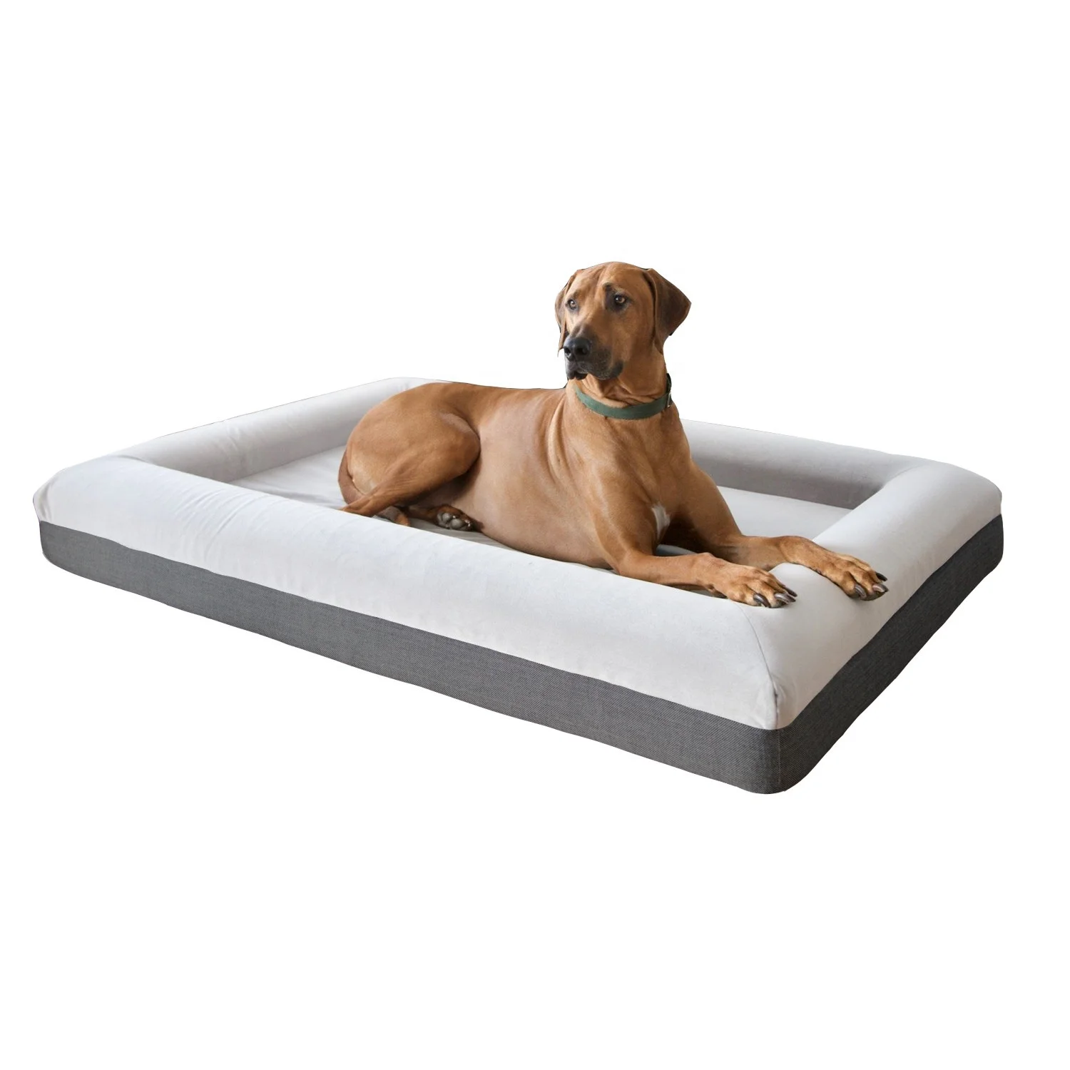 
Orthopedic Memory Foam Large Dog Bed Durable WaterProof Liner Removable Washable Cover 