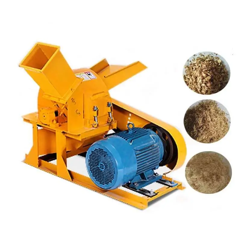 High Effiencicy Knife Wood Chipper Mini Forestry Machinery