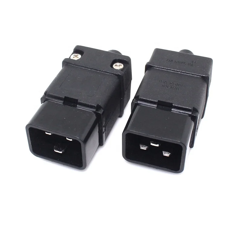 IEC320 C19 C20 Штекерный кабель электрический шнур питания разъем розетка 100 ~ 250 В переменного тока 16 А