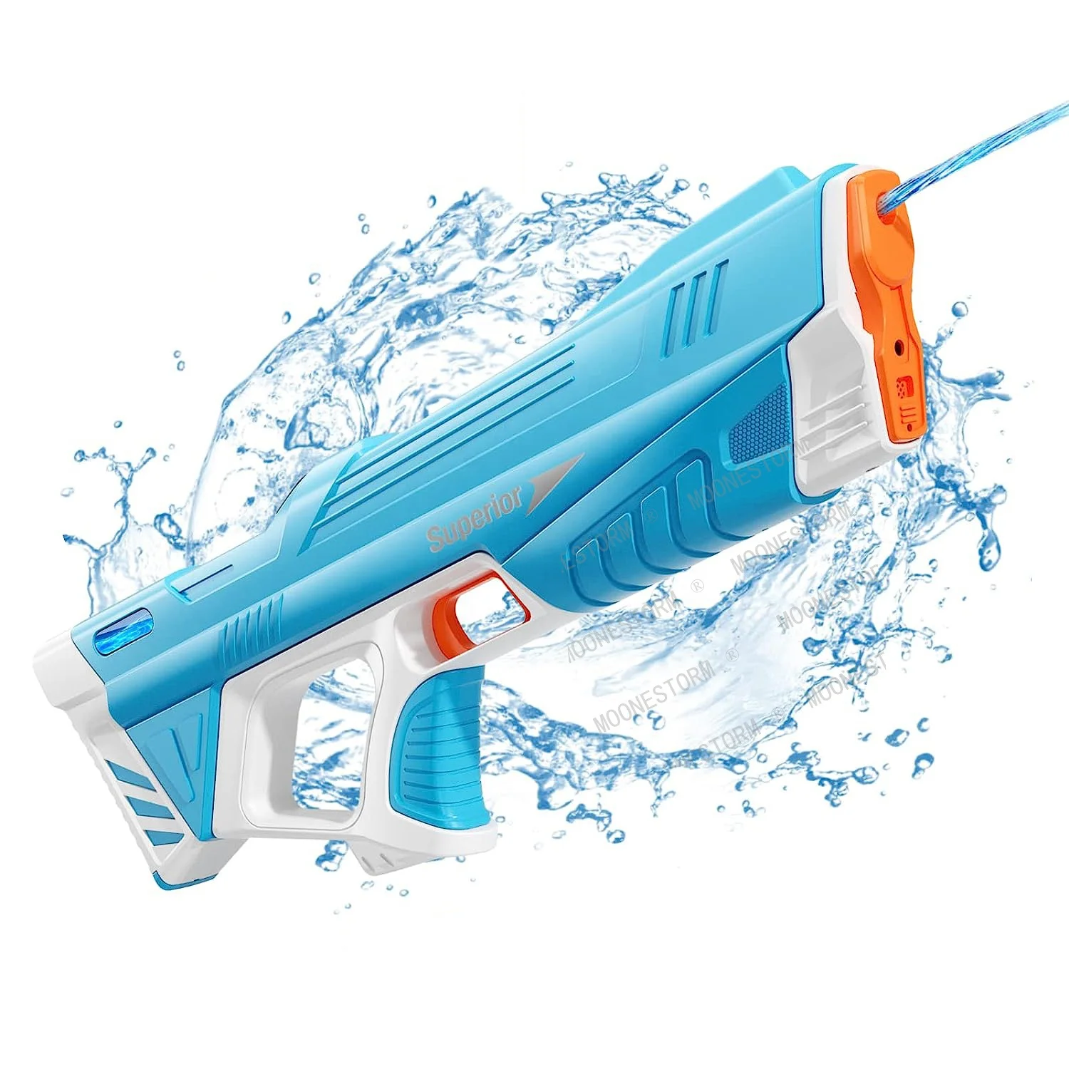 Rechargeable Electric Water Gun 280ml Capacity Kids Outdoor Shooting Fun Space Water Gun