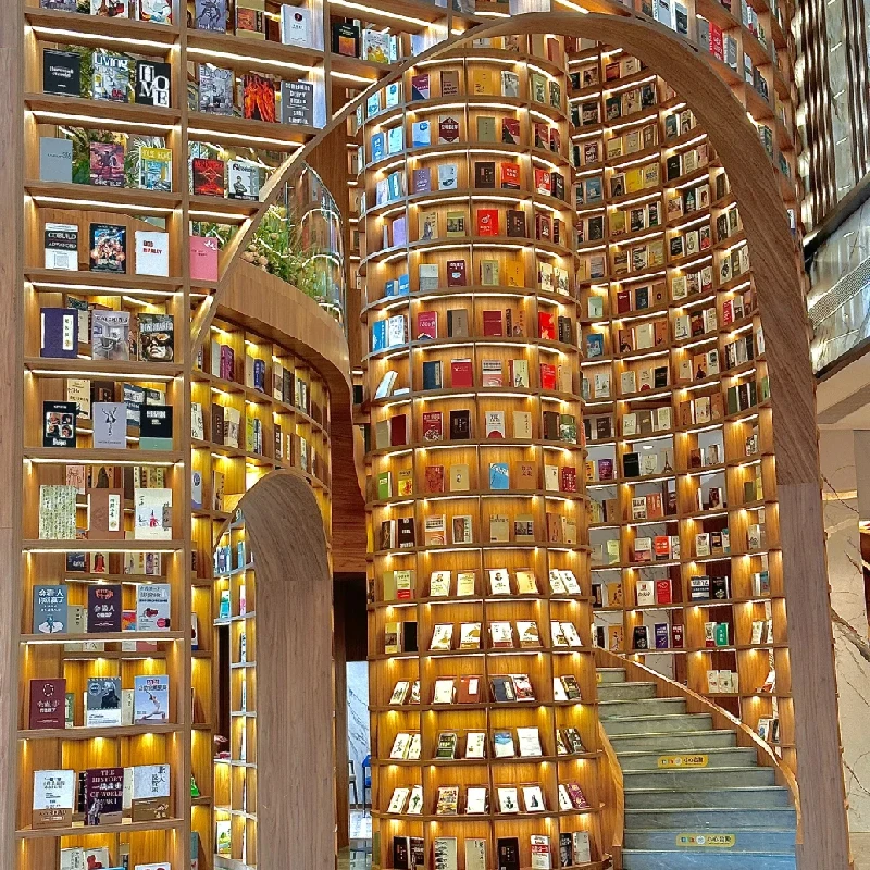 Книжная полка для школьной библиотеки