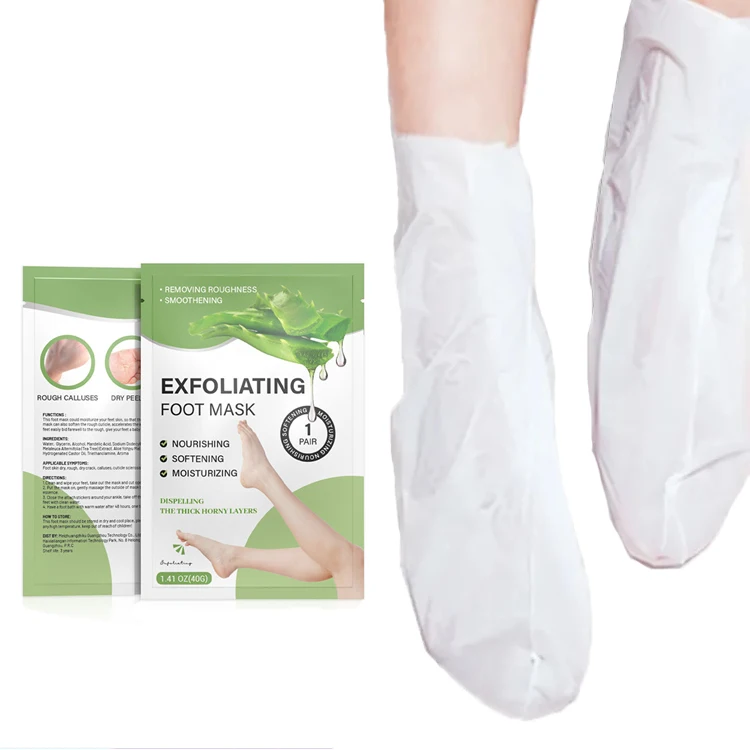 Vitamin C Moisturizing Removal Calluses Crack Heel Sock for Pedicure Feet Lavender Exfoliating Peeling Foot Care Mask