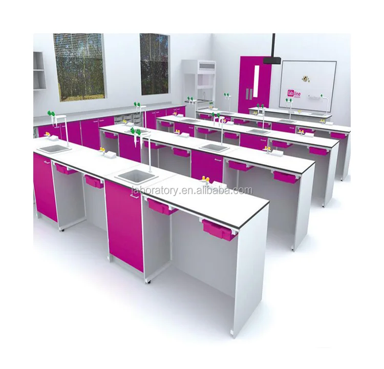 Lab furniture popular stainless steel sink bench cleaning work bench