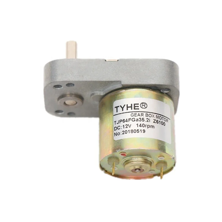 Китай Поставщик Оптовая 64 * 38 мм 6 В 24 В Низкие обороты двигателя постоянного тока для двигателей торговых автоматов