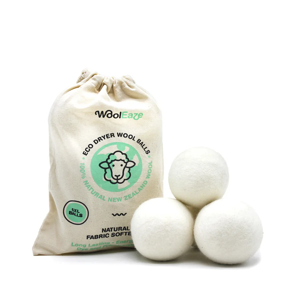 American wool dryer ball can be customized logo laundry handmade organic chemical free tasteless