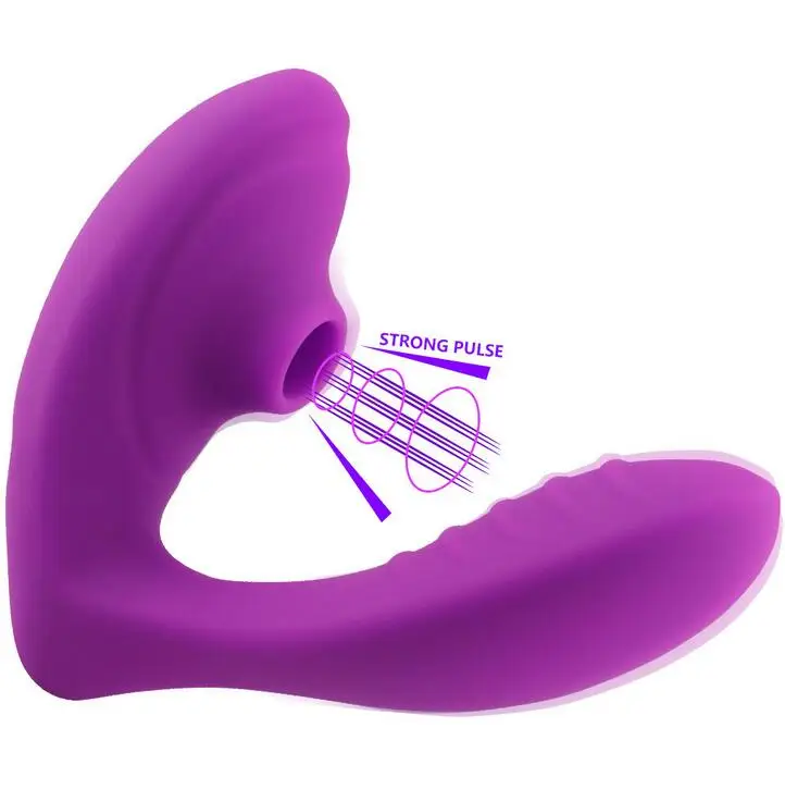 New Waterproof Silicone Clit Sucking Vibrator Sex Toy For Women G Spot Massager Tool