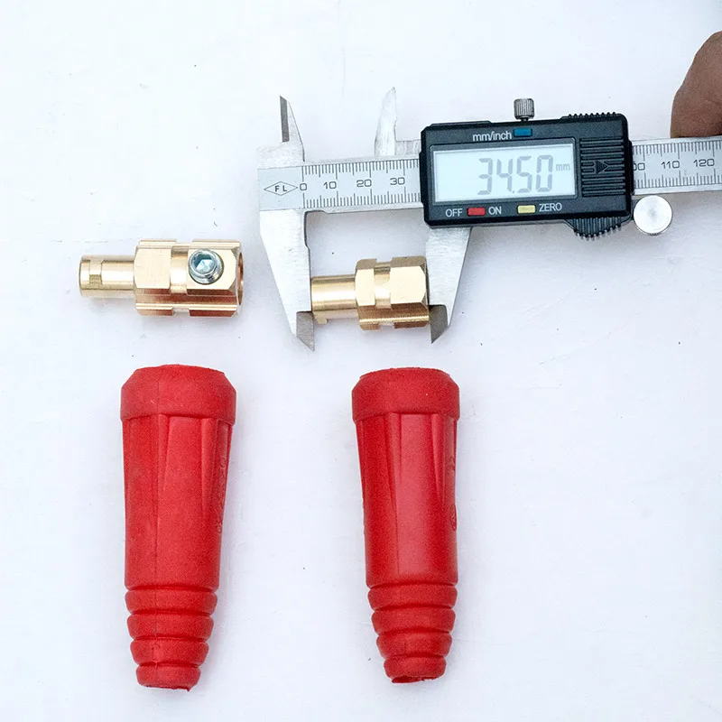 
Black euro welding cable quick plug 