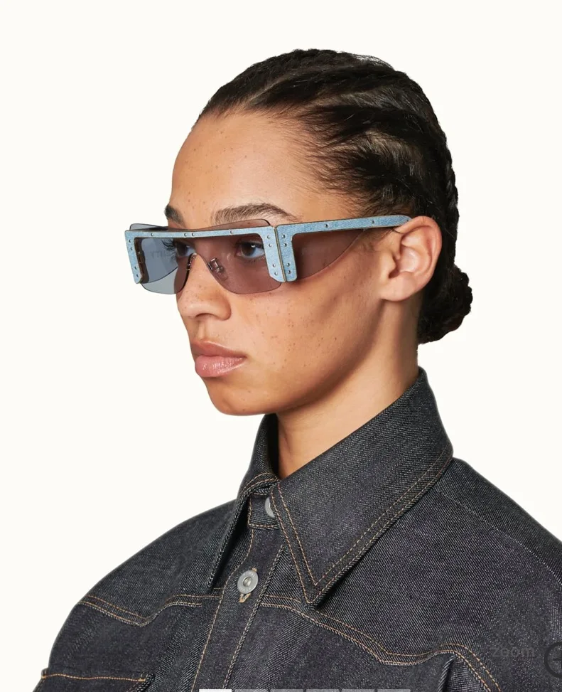 fashion sunglasses newest 2020 Flat Top Oversized Square Rimless one piece   Uv400 plastic shades sun glasses women 4298